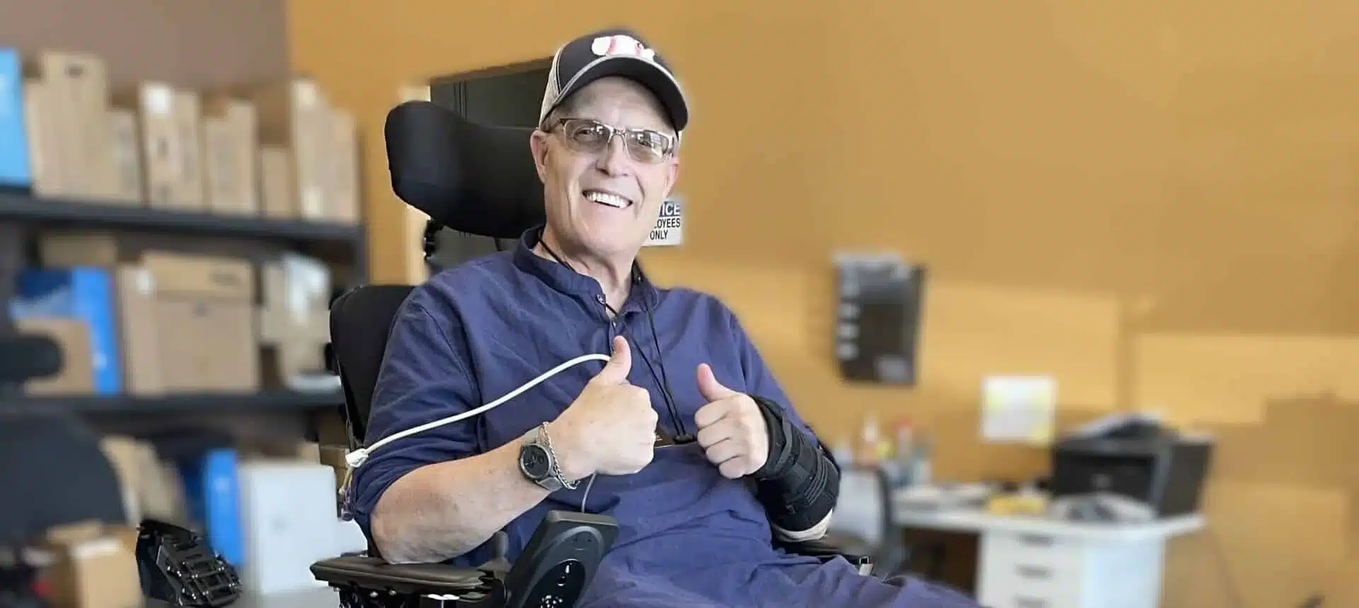 Satisfied Customer with Eclipse Mobility Wheelchair