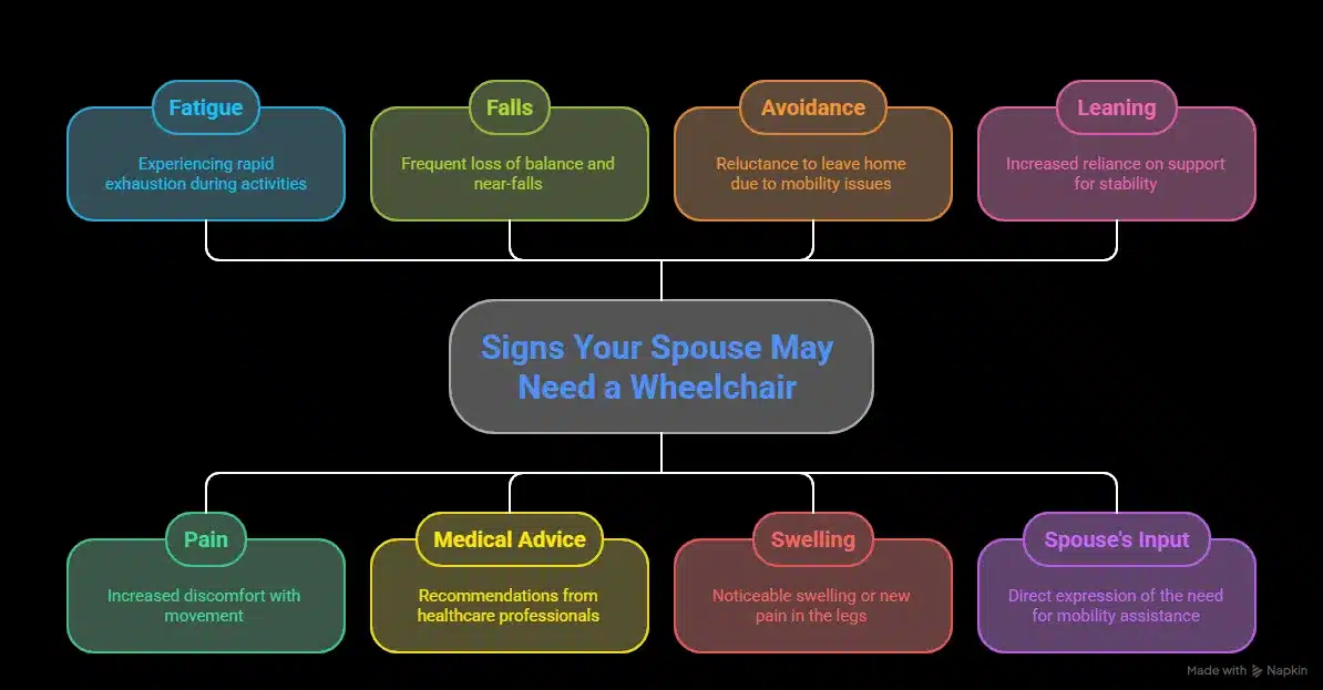 Signs Your Spouse May Need a Wheelchair
