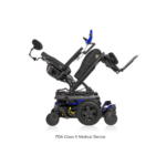 FDA Class II power wheelchair with advanced tilt and recline seating system.